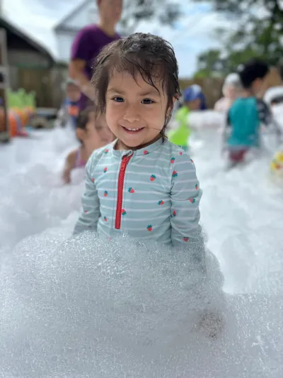 Child at Little Heaven Daycare